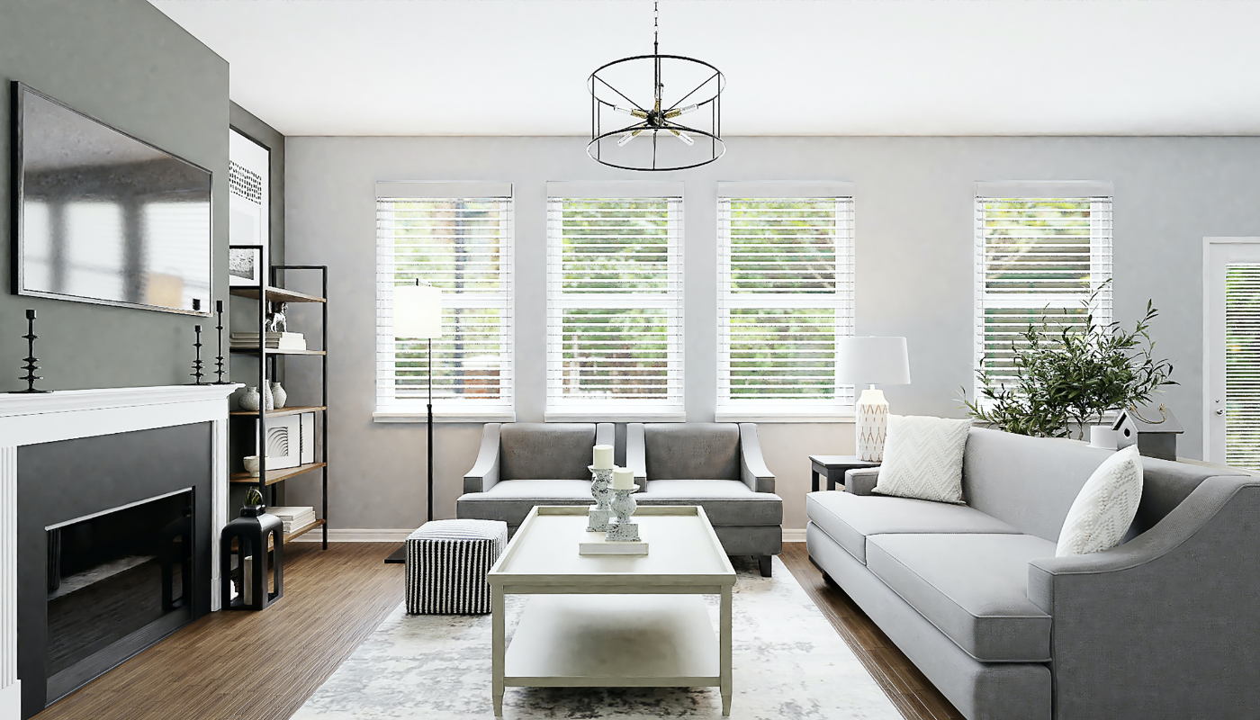 home interior depicting smart devices
